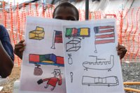 Un dibujo cada día: el niño que coloreó su camino hacia la recuperación del ébola