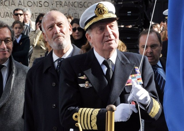 El Rey Juan Carlos I vuelve a reparecer en el homenaje a Blas de Lezo           