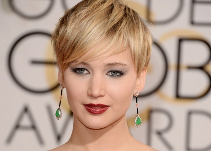 BEVERLY HILLS, CA - JANUARY 12:  Actress Jennifer Lawrence attends the 71st Annu