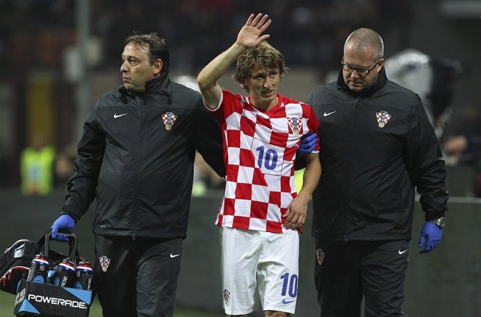 Luka Modric se lesiona con Croacia