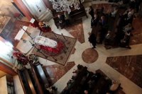 La capilla ardiente de Mons. Azagra abierta desde anoche