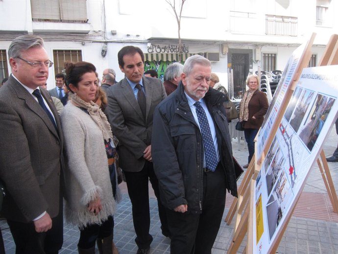 Antonio Beteta en su visita a Córdoba