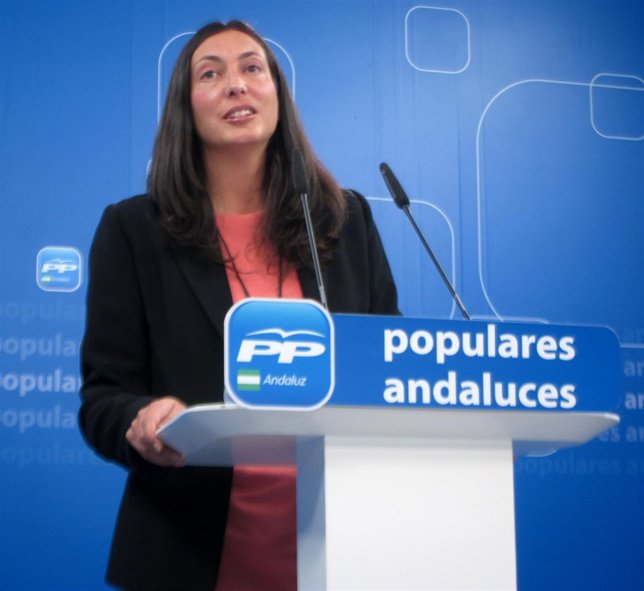 Dolores López Gabarro en rueda de prensa