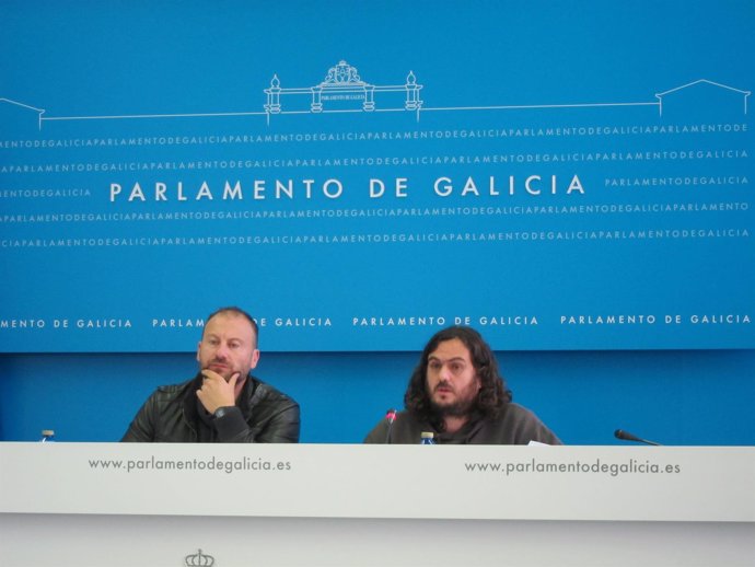 Ramón Vázquez  y Antón Sánchez, diputados de AGE