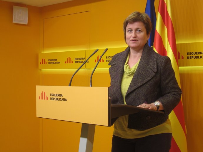 La portavoz de ERC, Anna Simó.