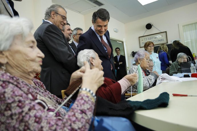 Un momento de la visita