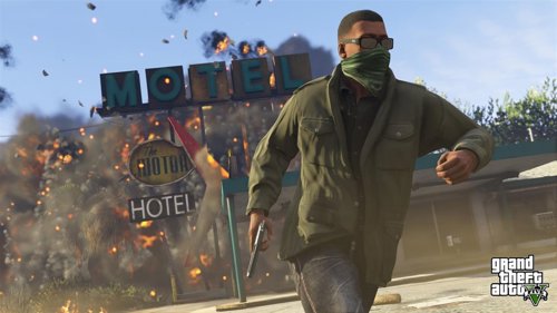 Captura de pantalla de GTA V en Xbox One y PS4