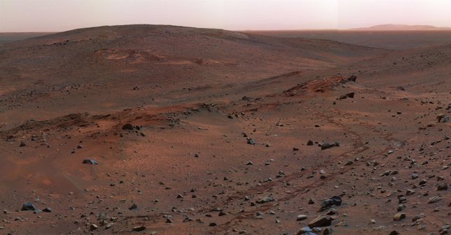 Imagen de Marte tomada por el rover Spirit