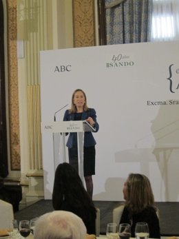 La ministra de Fomento, Ana Pastor