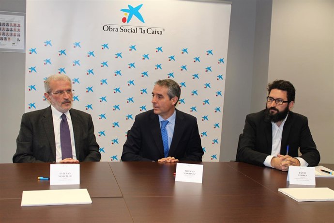 Firma del convenio con Obra Social La Caixa, FGUV y CERAI