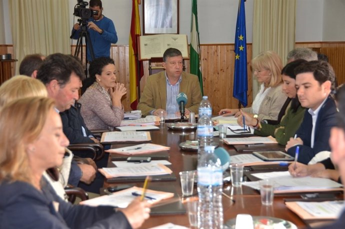 Pleno del Ayuntamiento de Palos de la Frontera. 