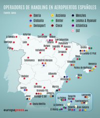 El 'handling' mueve en España 830 millones de euros al año