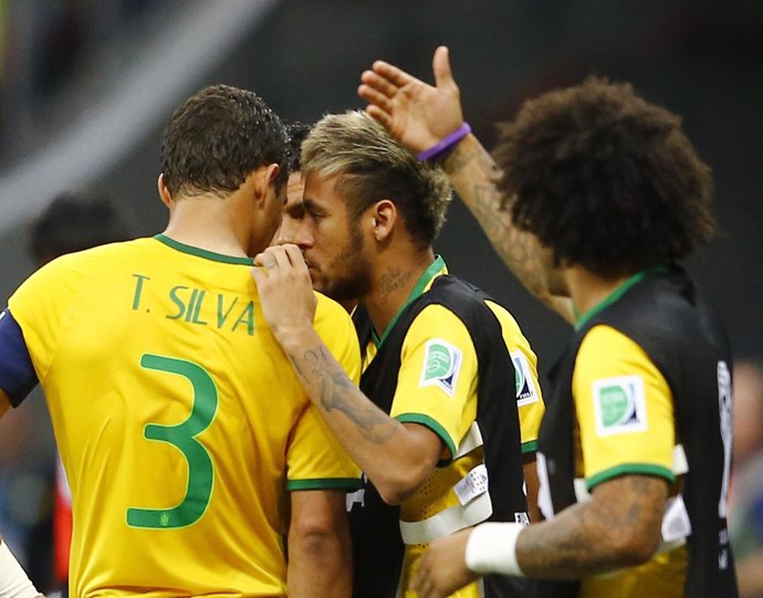 Neymar Thiago Silva selección brasileña