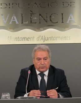 Alfonso Rus durante la rueda de prensa 