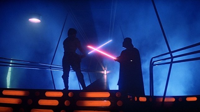 Luke y Darth Vader