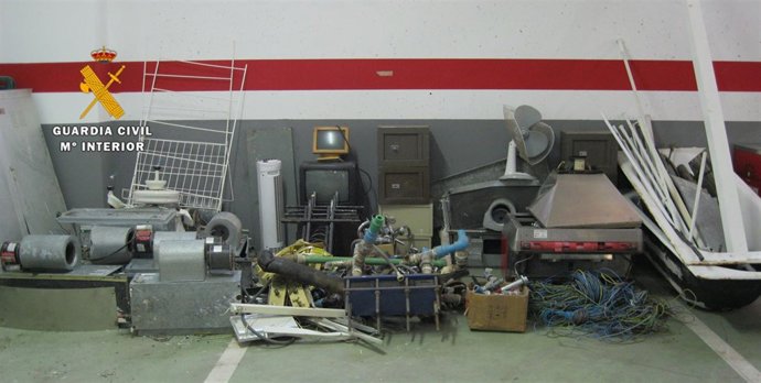 Efectos recuperados por Guardia Civil