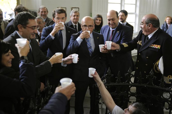 O CARBALLIÑO (OURENSE):18/11/2014: EL PRESIDENTE DE LA XUNTA DE GALICIA, ALBERTO