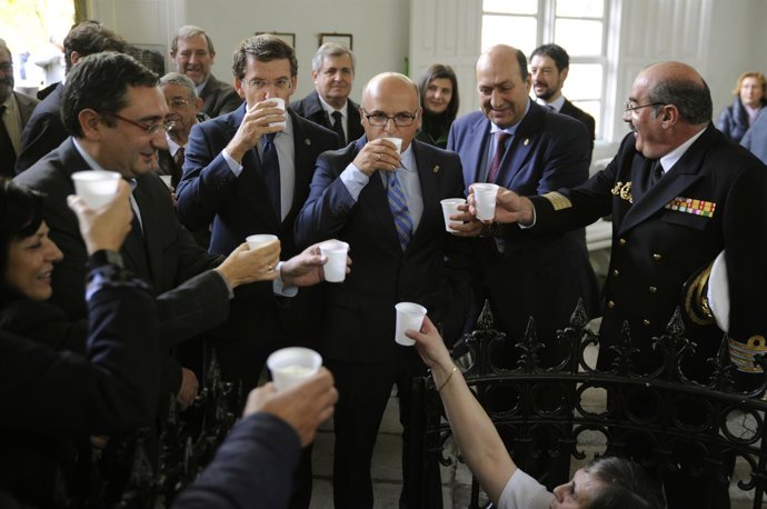 O CARBALLIÑO (OURENSE):18/11/2014: EL PRESIDENTE DE LA XUNTA DE GALICIA, ALBERTO