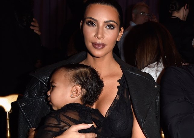  Kim Kardashian And Baby North West Attend The Giv