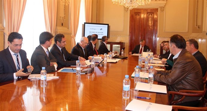 Paulino Plata en el consejo Málagaport