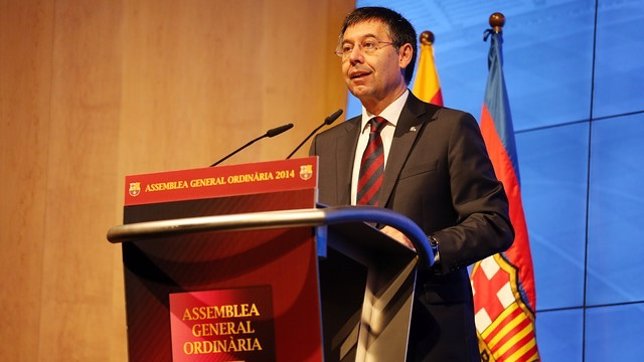 Josep Maria Bartomeu presidente FC Barcelona Asamblea
