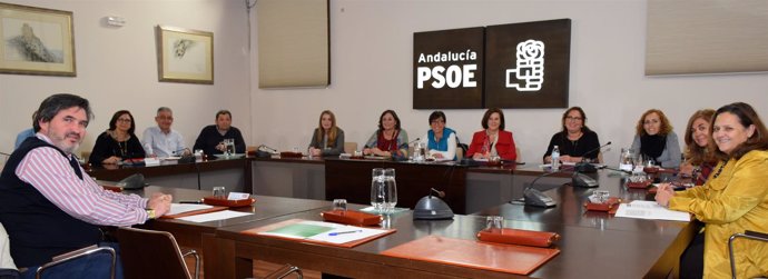 Gámez y Sánchez Rubio asisten a la reunión con Organización Sectorial de Sanidad
