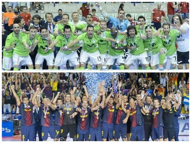 Inter y Barça, a por la final de la UEFA Futsal Cup