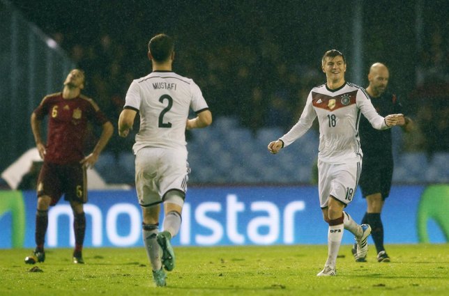 Kroos marca en Balaídos para ganar a España