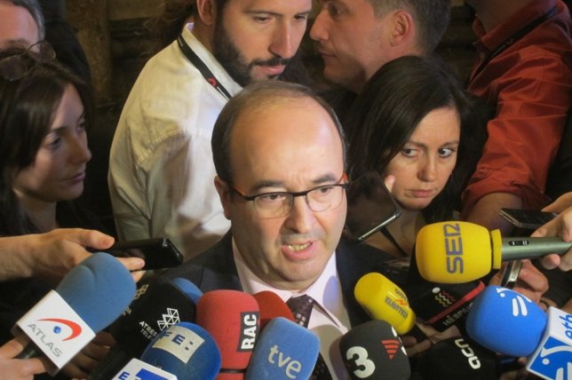 El líder del PSC, Miquel Iceta