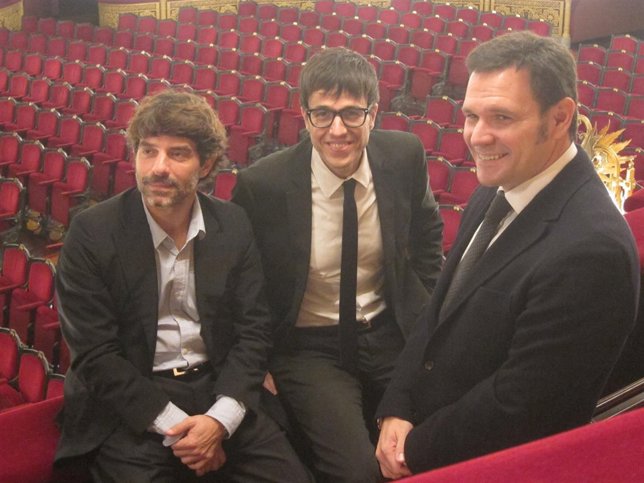 El dtor del Suite Festival J.Guiu, el de Promoción J.Sellas y el dtor.Del Liceu