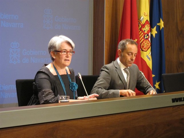 Lourdes Goicoechea y Juan Luis Sánchez de Muniáin.