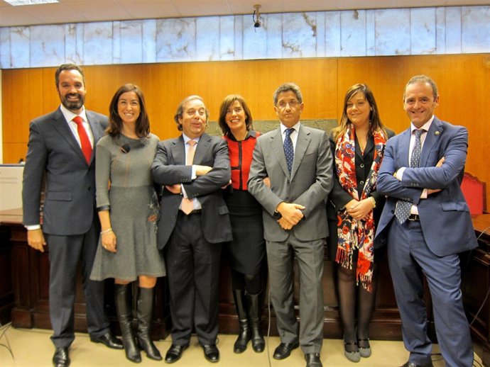Integrantes de la candidatura conjunta a la Sala de Gobierno del TSJCyL.