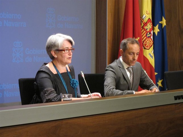 Lourdes Goicoechea y Juan Luis Sánchez de Muniáin.
