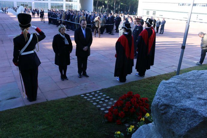 El conseller Ramon Espadaler y Núria Aymerich