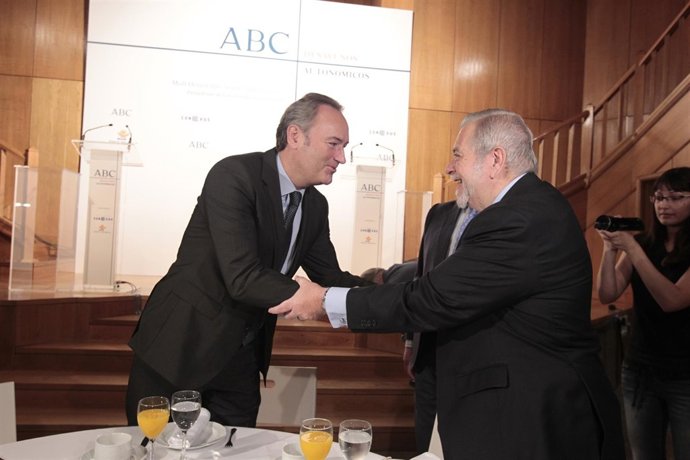 Alberto Fabra con Beteta