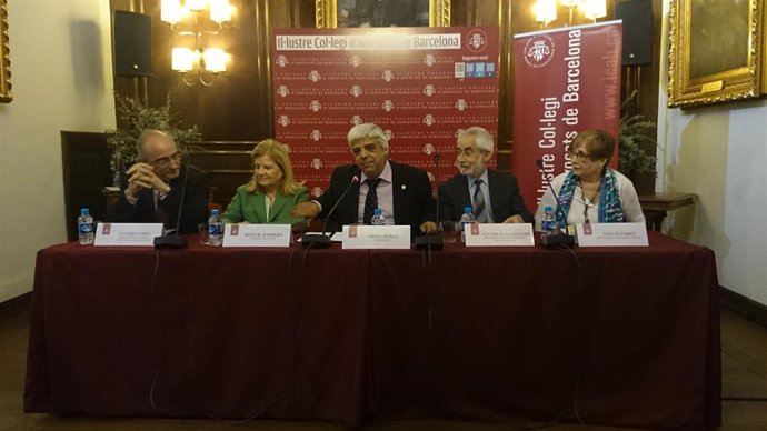  X.Campà (Fund.Gavina) O.Rusca Y X.Puigdollers (Icab) L.Alvarez (Fund.4Vents)