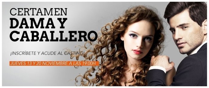 Cartel del Certamen Dama y Caballero 2015.