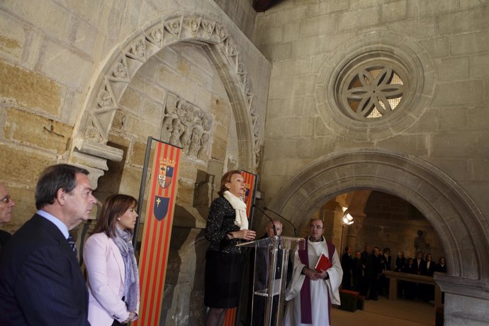 Rudi, en el homenaje a los Reyes de Aragón