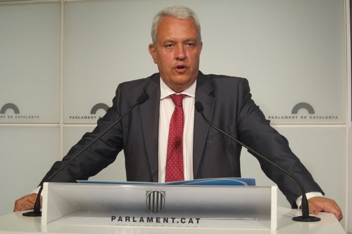 El portavoz adjunto del PP en el Parlament, Santi Rodríguez