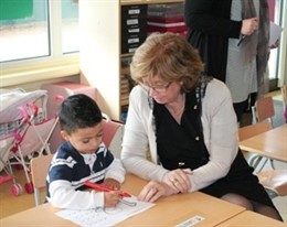 La consellera de Enseñanza, Irene Rigau