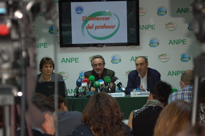 Imagen de la rueda de prensa de ANPE
