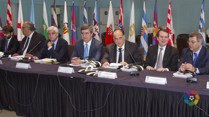 Asamblea de la LFP en Vigo, con Tebas y Cardenal