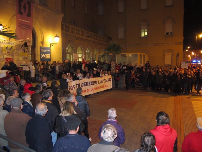 Manifestación para salvar el Hospital de La Rioja