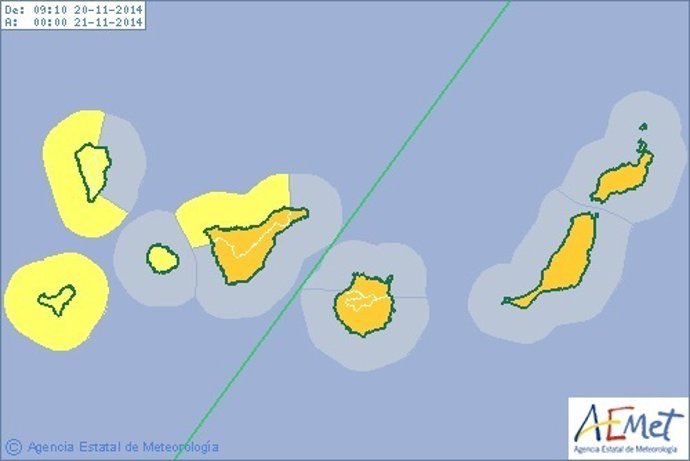 Mapa de la Aemet