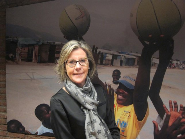 La presidenta de Unicef Comitè Catalunya, Anna Folch