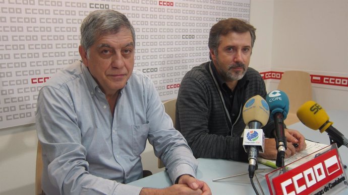 Fernando García (UGT) y Javier Ramírez (CCOO)