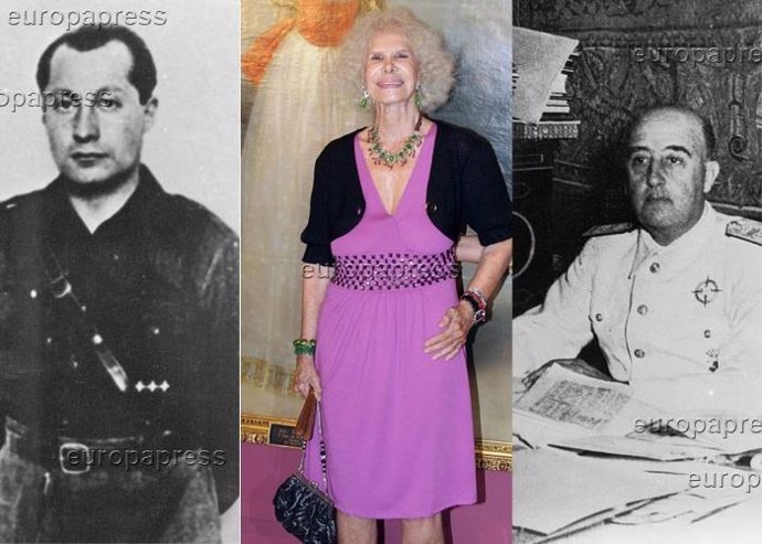 Duquesa de Alba, Francisco Franco y Primo Rivera mueren el 20N