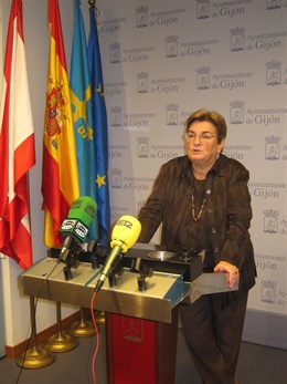 Carmen Veiga, edil del PSOE en Gijón
