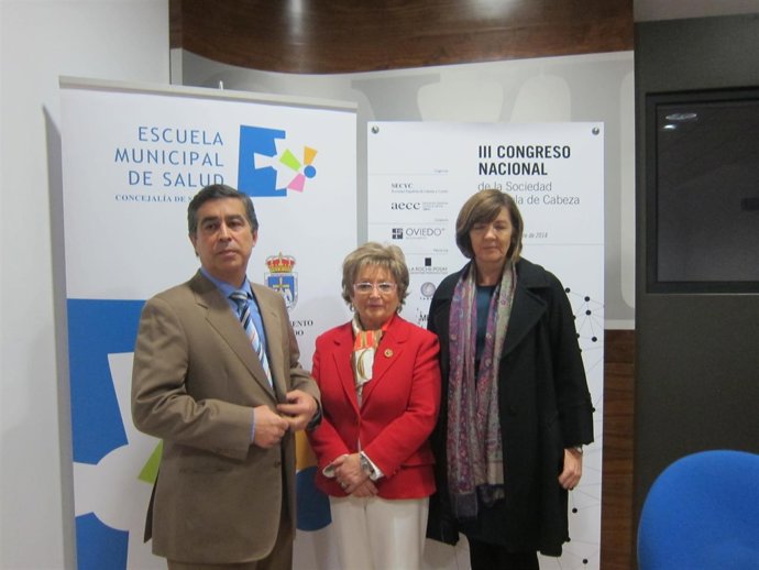 Trinidad Ordiz, Margarita Fuente y Santiago LLorente