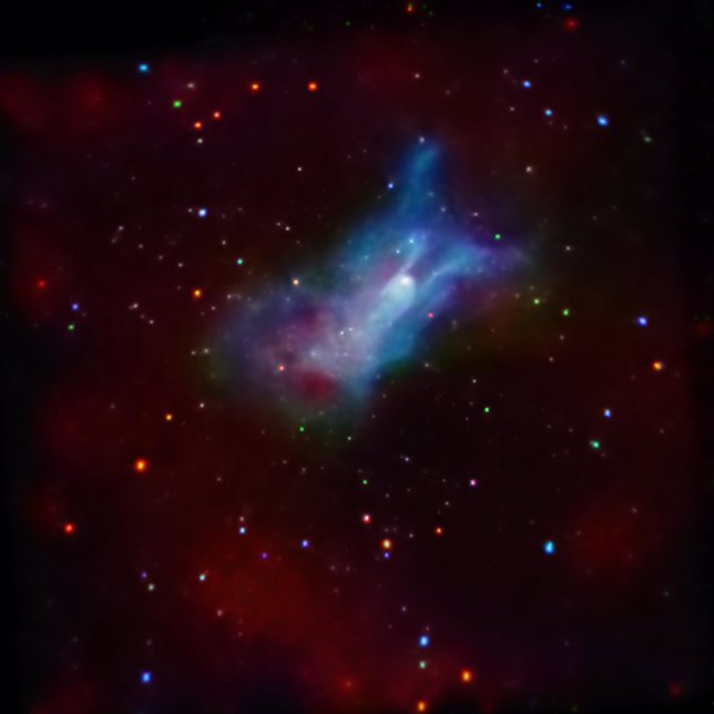 Remanente de supernova en forma de langosta